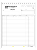 General Invoices, Invoices, Shipping, Classic Design, Large Format