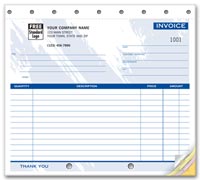 General Invoices, Invoices, Colors, Lined, Small