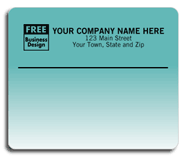 Photography Contract Forms, 4 x 3 1/3 Laser Teal