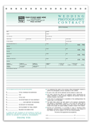 Photography Contract Forms, Wedding Photography Contracts, Sets
