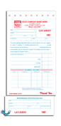 Retailers - Clothing & Shoe Repair, Lay-Away Forms, Sets