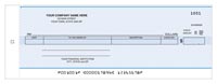 One-Write Checks, Cash Disbursement Center Check