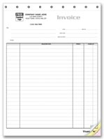 Contractor - Work Orders, Contractor Invoice - Itemized Invoice for Large Jobs