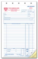 General Invoices, Work Orders, Carbonless, Small Format