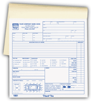 Towing Forms, Road Service/Towing Service Orders, Booked