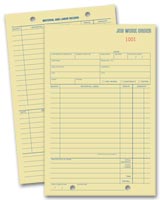 Contractor - Work Orders, Job Work Orders, Card, Padded