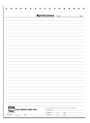 Contractor- Other Forms, Specifications Forms
