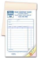 Bakery Forms, Multi-Purpose Sales Books, Classic Design, Pocket Size