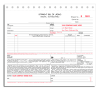 Bills of Lading,  Bills of Lading, Carbonless, Small Format