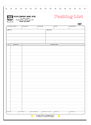Packing Lists, Packing Lists, Large, Carbonless