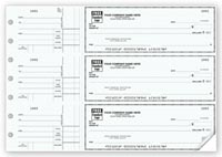 3-To-A-Page Checks, 3-On-A-Page Business Size Checks, Side-Tear Voucher