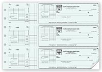 3-To-A-Page Checks, 3-On-A-Page Check With Corner Voucher