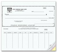 3-To-A-Page Checks, Voucher Draft Set Check