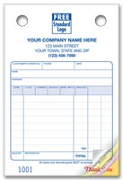 Automotive Parts Sales, Multi-Purpose Register Forms, Classic Design, Small Format