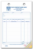 Automotive Parts Sales, Multi-Purpose Register Forms, Classic Design, Large Format