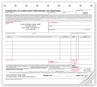 Bills of Lading, Bills of Lading, Small, Carbonless