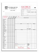 Plumbing Heating Electrical, Electrical Work Orders, w/Checklist