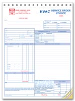 Plumbing Heating Electrical, Service Orders, HVAC, Large Format