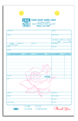 Florist & Garden Supply, Florist Register Forms, Classic, H492Large