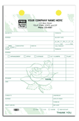 Florist & Garden Supply, Florist Register Forms, Colors, Large