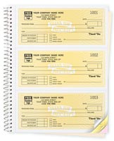 Receipt Books, Cash Receipt Books, Classic Design, 3 To Page