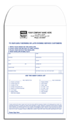 Automotive Service & Repair, Overnight Auto Repair Envelope