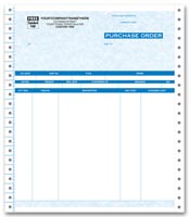 Purchase Order Forms, Continuous Purchase Order Parchment