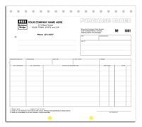 Purchase Order Forms, Purchase Orders, Classic Design, Small Format
