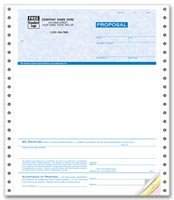 Proposal Forms, Proposals, Continuous, Parchment