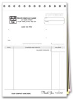 Statements, Classic Unlined Statements with Carbons
