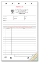 Receipt Books, Packing Lists